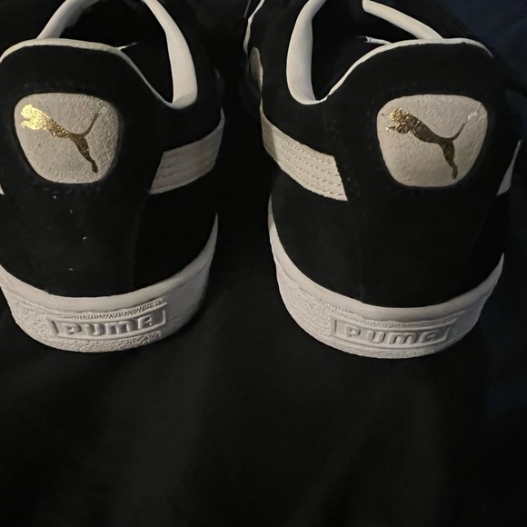 MENS Suede black puma Sneakers size 13 - Picture 11 of 13